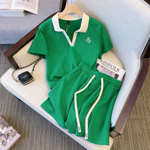 Bộ Đồ Thể Thao Thường Ngày Thời Trang Mùa Hè 2025 Dành Cho Nữ Bộ Đồ Hai Mảnh Tay Ngắn Quần Ngắn Thời Trang Thon Gọn