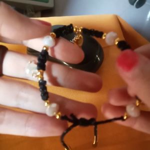 Gelang Tali Estetik Anyam & Manik Dewasa & Anak