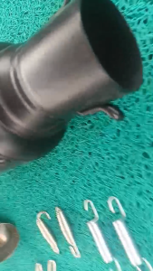 AKrapovic round with DB reducer on Honda Wave 125 stainless elbow