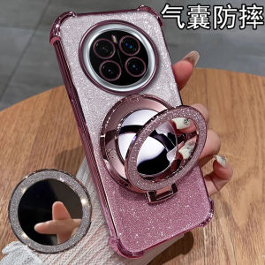 เคสโทรศัพท์มือถือแบบสะท้อนแสงสีเงินสำหรับ Honor Magic7 pro แบบป้องกันการตกหล่น 4 ด้าน แบบครอบเต็ม 6 ชั้น 5 ชั้น 3 ชั้น กระจก 2 ชั้น