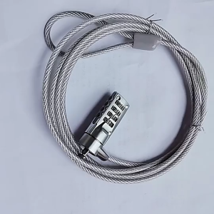Universal Computer Security Cable Lock 4 Digit Password Anti Theft Notebook Protection