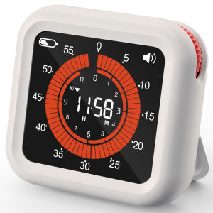 Visual Digital Timer Multi-purpose Magnetic USB Charging Timer 12H Countdown Stopwatch for Office Classroom and Kitchen