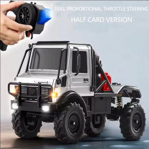 WLtoys | New MN333 RC 1/18 4WD Climbing Off-road Vehicle Simulation Light Metal Front Electric Remote Control Model Car