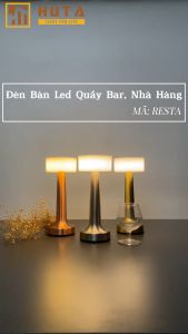 Đèn led trang trí bàn ăn gia đình HUTA Light For Life RESTA cảm ứng ba màu ánh sáng bảo hành 18 tháng