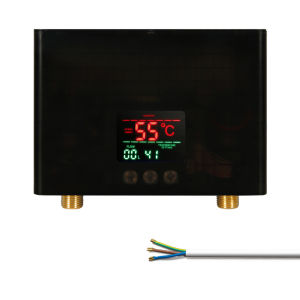 Máy Nước Nóng Không Bình Điện 3KW Hiển Thị LCD Tức Thì Gắn Tường Điều Khiển Từ Xa Dùng Cho Nhà Bếp Và Phòng Tắm