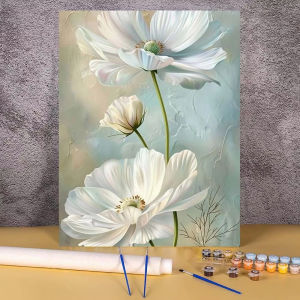 DIY Digital Oil Painting Cotton Scenery Paint By Numbers Landscape Drawing By Number Acrylic Paint on Canvas Home Decor Wall Art
