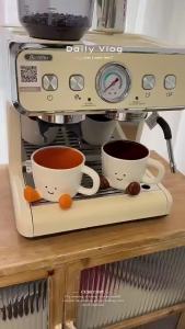 Creative Ceramic Coffee Mugs for Couples Cute Cartoon Valentine Birthday Gift Set with Gift Box Packaging