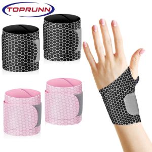 1PCS Adjustable Wristbands Wrist Support Bracer Gym Sports Wristband Carpal Protector Breathable Injury Wrap Band Strap Safety