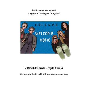 MOLORE | Funky Design Doormat Water Resistant Non-slip Mats for Dirt Removal