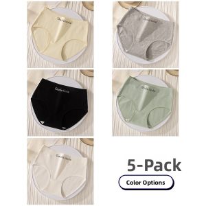 Miiow | Pure Cotton High Waist Breathable Sports Triangle Shorts Womens Underwear Silk Antibacterial Crotch Ladies Panties