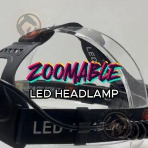 T80 Head lamp With Zoom Lampu Suluh Rechargeable Battery Headlight Adjustable Head Torch for Fishing Camping Hiking