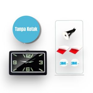 Jam Tempel Premium Clock Jam digital dasboard mobil Car Interior Electronic Quartz Clock
