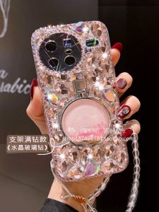 Creative Vivo X100 Phone Case with Diamond Edge Anti-Fall Luxury Acrylic Protective Cover for X80/X90 Series Eco-Friendly
