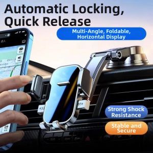 NPC | Suction Cup Automatic Lock Waterfall Design Car Phone Mount