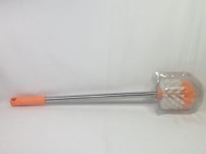 Cây cọ chà bồn cầu nhà tắm đầu tròn cán inox