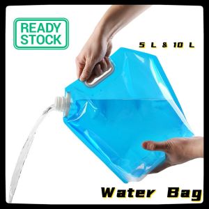 Portable Water Storage Bag 5 & 10 litres/Carrier Container Water Bucket/Bekas Bag Air Berlipat