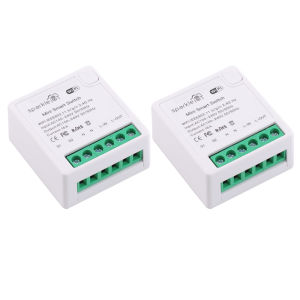 Tuya Smart Mini Switch WiFi Remote Control 16A Multi-Control with HomeKit Support Wall Switch Converter