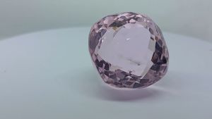 Natural Kunzite 74 Ct Brazil Pink Cushion Cut Loose Gemstone