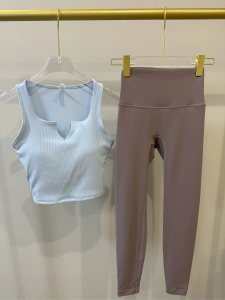 Womens One-Piece Running Yoga Vest Shockproof Fitness Pilates Yoga Outfit Set Nylon Fabric Spring Summer Sleeveless Suit