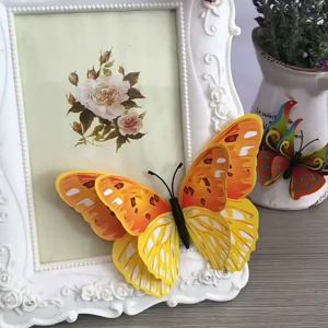 12/24/32/36Pcs Lifelike Butterfly Decoration Set Wall Sticker Easy To Hang for Wedding Party Photo Booth Props DIY Scrapbooking