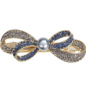 Elegant Korean Style Butterfly Knot Hair Clip Womens Half Updo Top Clip Hair Accessory Simple Fashion Hairpin Headwear