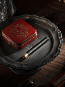 Dahan Pipe Original Purple Sandalwood Brass Pressure Tamper Pressure Fire Small Portable Locomotive Retro Solid Handmade Durable