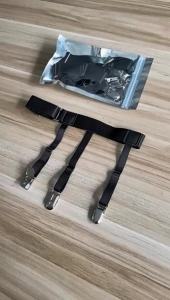Mens Shirt Stays Garters Belt Adjustable Elastic Shirt Holder Straps Keep Shirt Tucked In Non-Slip Shirt Tuckers Leg Suspenders