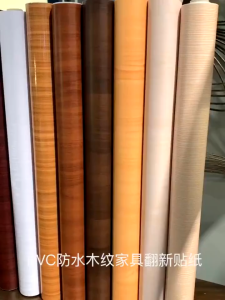 buy 1 get 1 60x500cmElegant Wood Grain PVC Self-Adhesive Wallpaper Roll for Home Décor Water Proof Wallpaper Sticker PVC Adhesive Wood Grain Wall Decor Kitchen Cabinet Door Table Wall Sticker