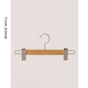 Solid Wood Pants Rack Non-Slip Traceless Home Multi-Function Pants Hanger for Adults And Children Wooden Pants Clothes Hanger