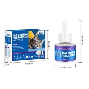 Cat Pheromones Calming Diffuser Refill Reduce Fighting Diffuser Plug In 60-Day Pets Calming Pheromone Relieve Stress Refill