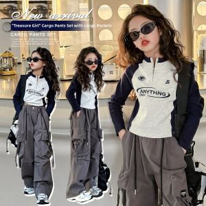 LIREGONGZHU | Girl Children Fashion New Spring Autumn Two Piece Set
