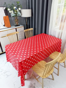 Disposable Red Tablecloth Childrens Day Birthday Party Decoration Nursery Classroom Scene Decor Paper Tablecloth for Events