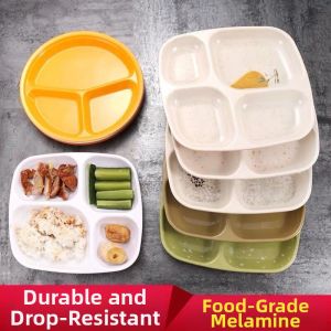 Partitioned Melamine Dinner Plate