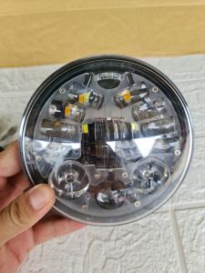 LAMPU DAYMAKER 16 LED HEADLAMP 5 75 INCH KOTA Putih SEIN KUNING/IDM