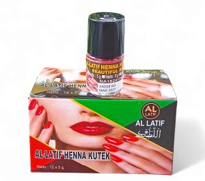 Kutek Henna Al-latif Halal BPOM Beautiful Brown 5gr