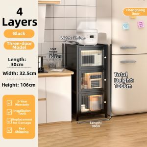 YIPINYUANZHU | Narrow Space Multi-Layer Storage Rack