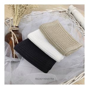 RICIS BY KHAYRA - Bandana Mini Rajut Premium (Beli 4 Gratis 1 60RB) Inner Dalaman Hijab Polos
