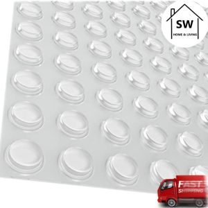 SW Door Bumper Door Stops Self adhesive Silicone Pads Cabinet Bumpers Rubber Damper Buffer Cushion Furniture