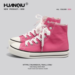 HuanQiu | High Canvas Sneakers Classic All-Match Spring Summer Campus Casual