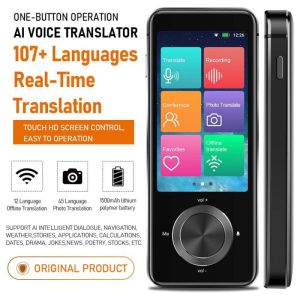 M9/M8 Language Translator Device: 107 National Languages Intelligent Translator Real-time Voice Recording Text Translation Device