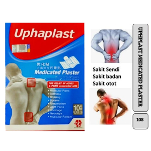 Uphaplast Plaster Berubat / Medicated Plaster 10s/box