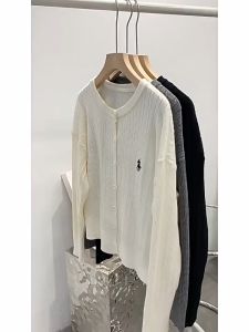 ⚡Port⚡ blouses women new style 2025 New Arrivals fashion long sleeved knitted cardigan women round neck top slim sweater coat