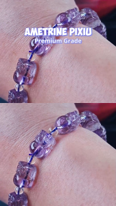 Premium Grade Ametrine Pixiu Bracelet