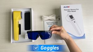 ZJZK 4x808nm+16X650nm LLLT cold laser treatment device used for knee and shoulder pain relief in arthritis dog and pet wounds