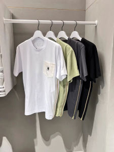 Fog Sacai 2024 Spring/Summer Joint Name New Arrival Side Zipper Casual All-Matching Loose Short Sleeve T-shirt Men and Women Same Style