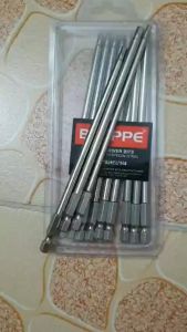 Mũi vít lục giác nhiều SIZE. Lục giác dài 150mm hãng BROPPE Cho máy khoan máy bắn vít loại tốt (1 mũi vít)