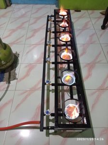 KOMPOR SAMBAL GAMI 6 TUNGKU+KAKI FULLSET