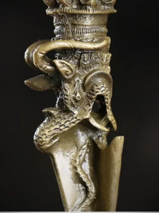 藏传佛教密宗法器秽迹金刚杵大威德金刚橛降魔杵普巴杵双层带底座