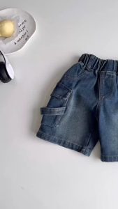Quần short quần jean túi hộp Teacher cho bé trai đi chơi size 9kg tới 28kg BERNIE KIDS H1025B61ĐQ