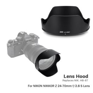 JJC Lens Hood Shade For Nikon NIKKOR Z 24-70mm f/2.8 S Lens Replaces HB-87 Lens Hood Allows Putting On 82mm Filter and Lens CapNo Vignetting Design